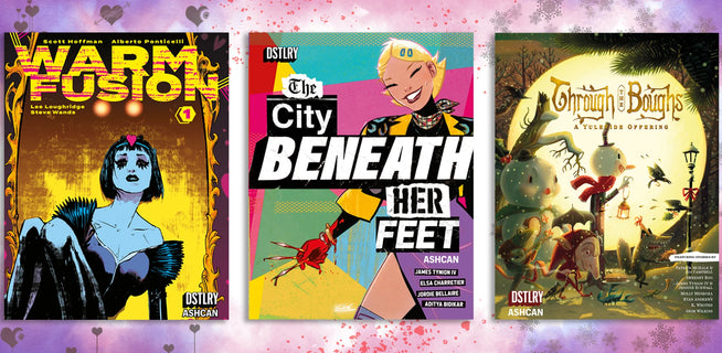 Read Ashcan Previews for The City Beneath Her Feet #1, Warm Fusion #1 & Through the Boughs