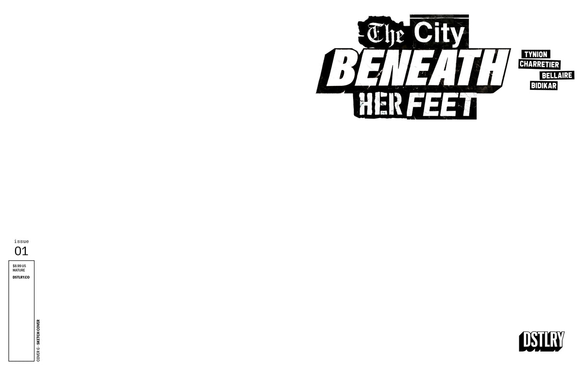 The City Beneath Her Feet #1 (Cover G - Sketch)