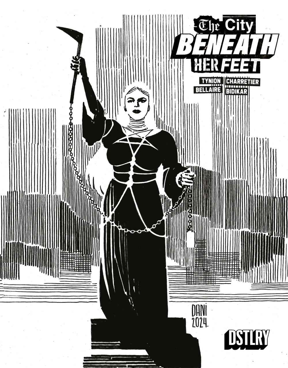 The City Beneath Her Feet #2 (Cover F - Dani Black & White)