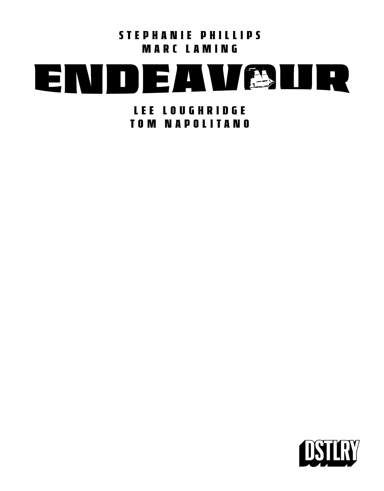 Endeavour #1 (Cover F - Sketch)