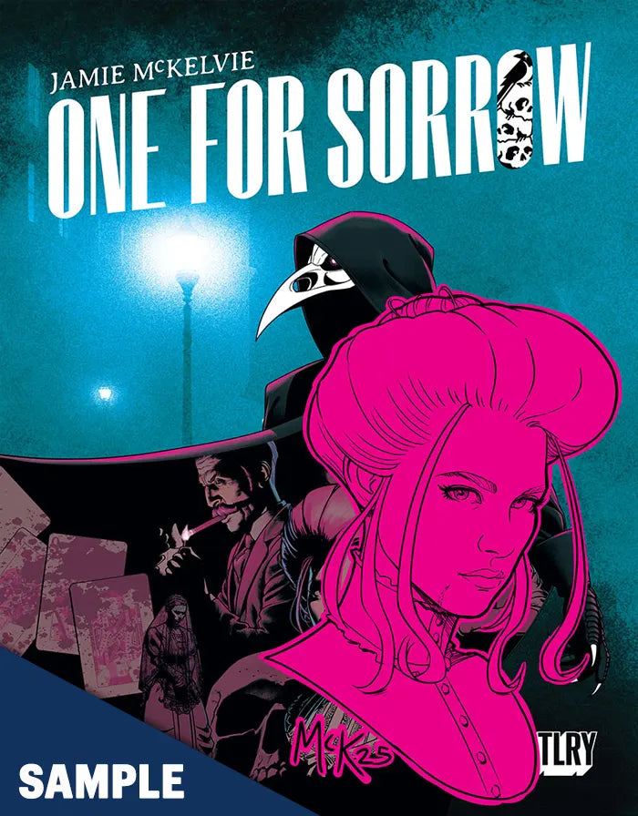 Jamie McKelvie Commissioned Remarque — One For Sorrow #1 (Cover G - Sketch)