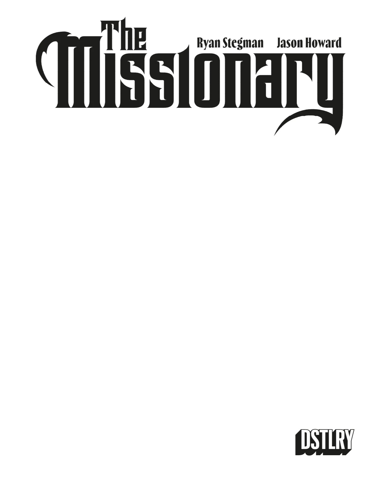 The Missionary #1 (Cover G - Sketch)