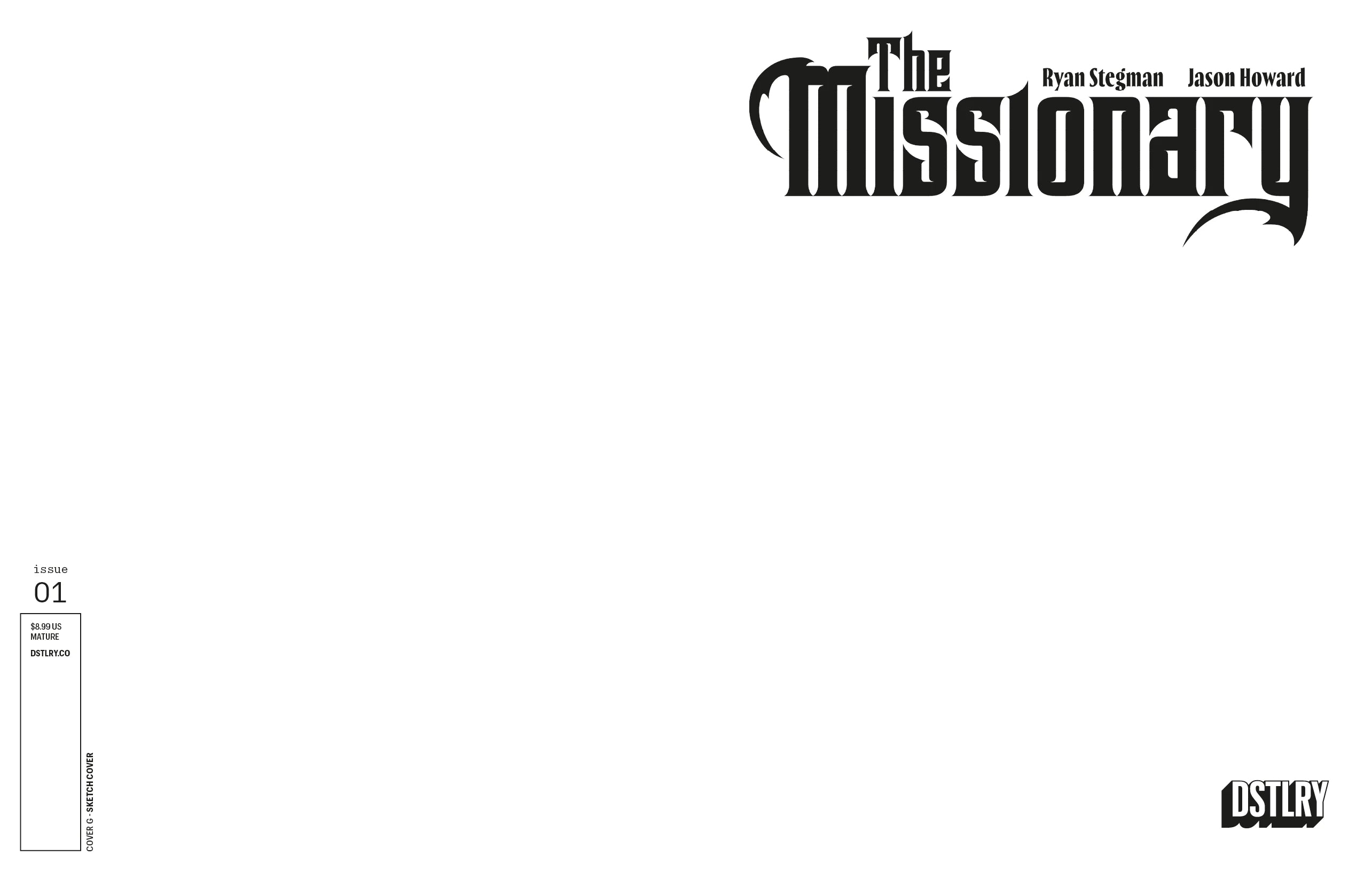 The Missionary #1 (Cover G -Sketch)