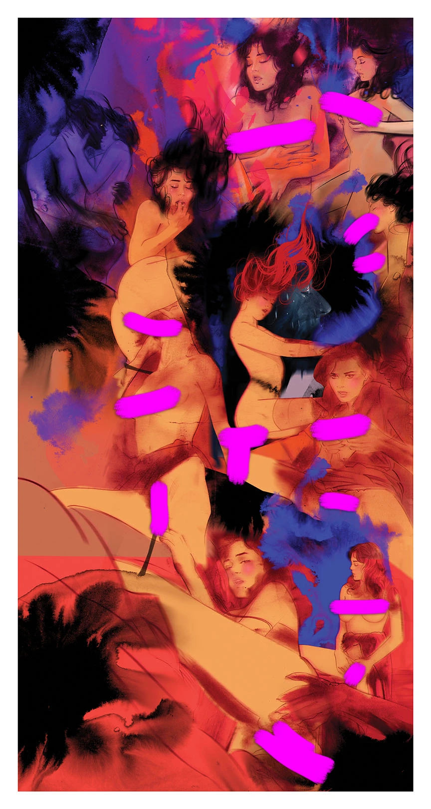 Somna Timed Limited Edition Print – Lotay NSFW Triptych Covers