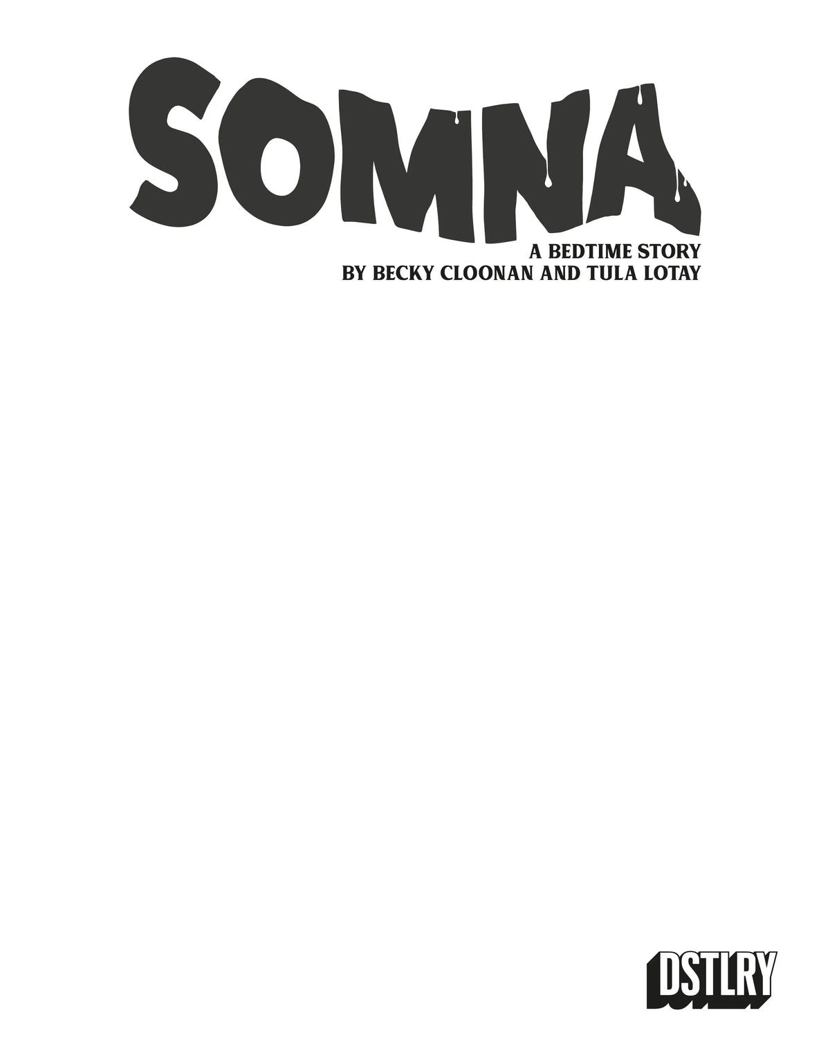 Somna #1 (Cover P - Sketch)