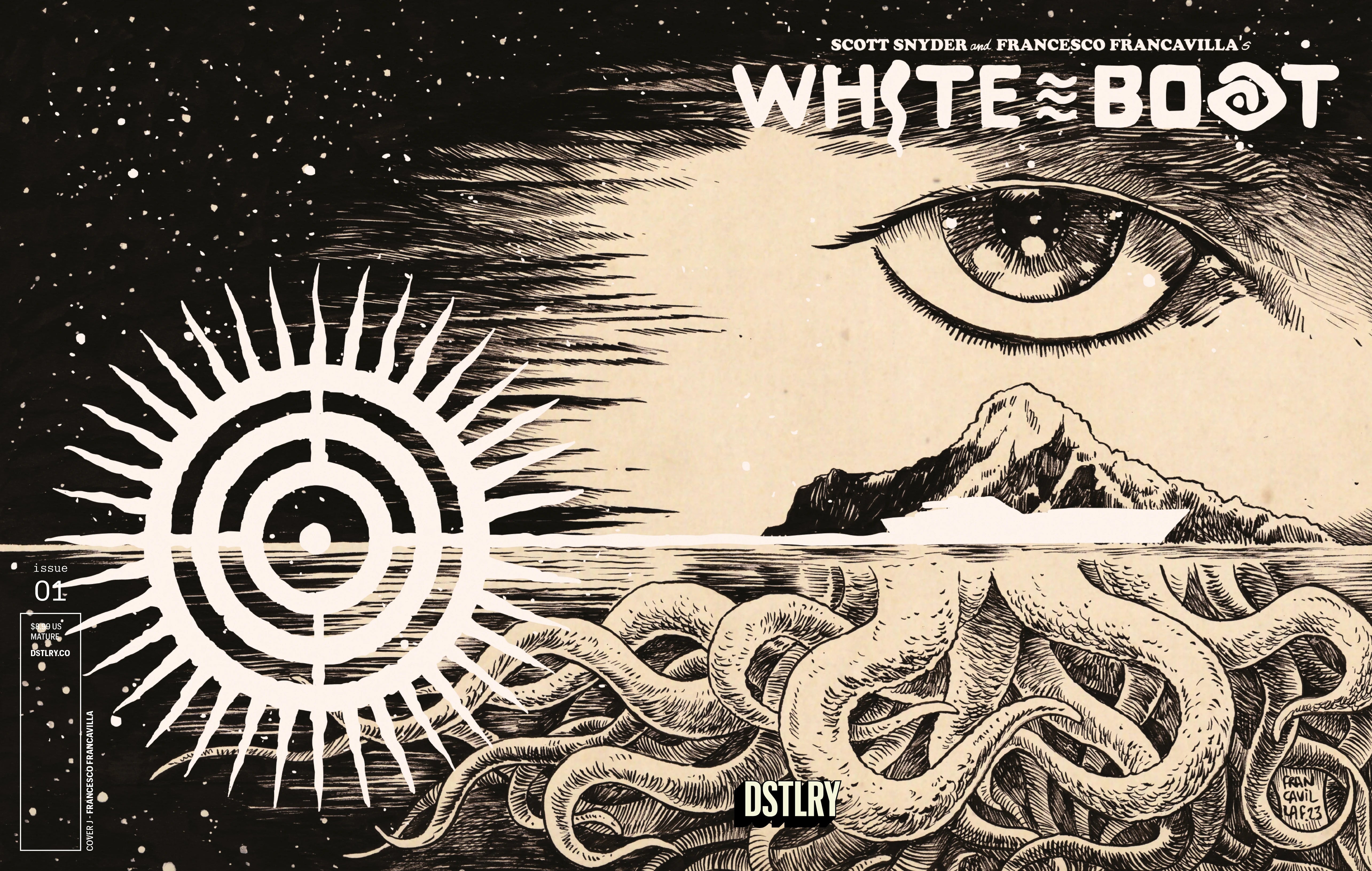 White Boat #1 (Cover J – Francavilla)