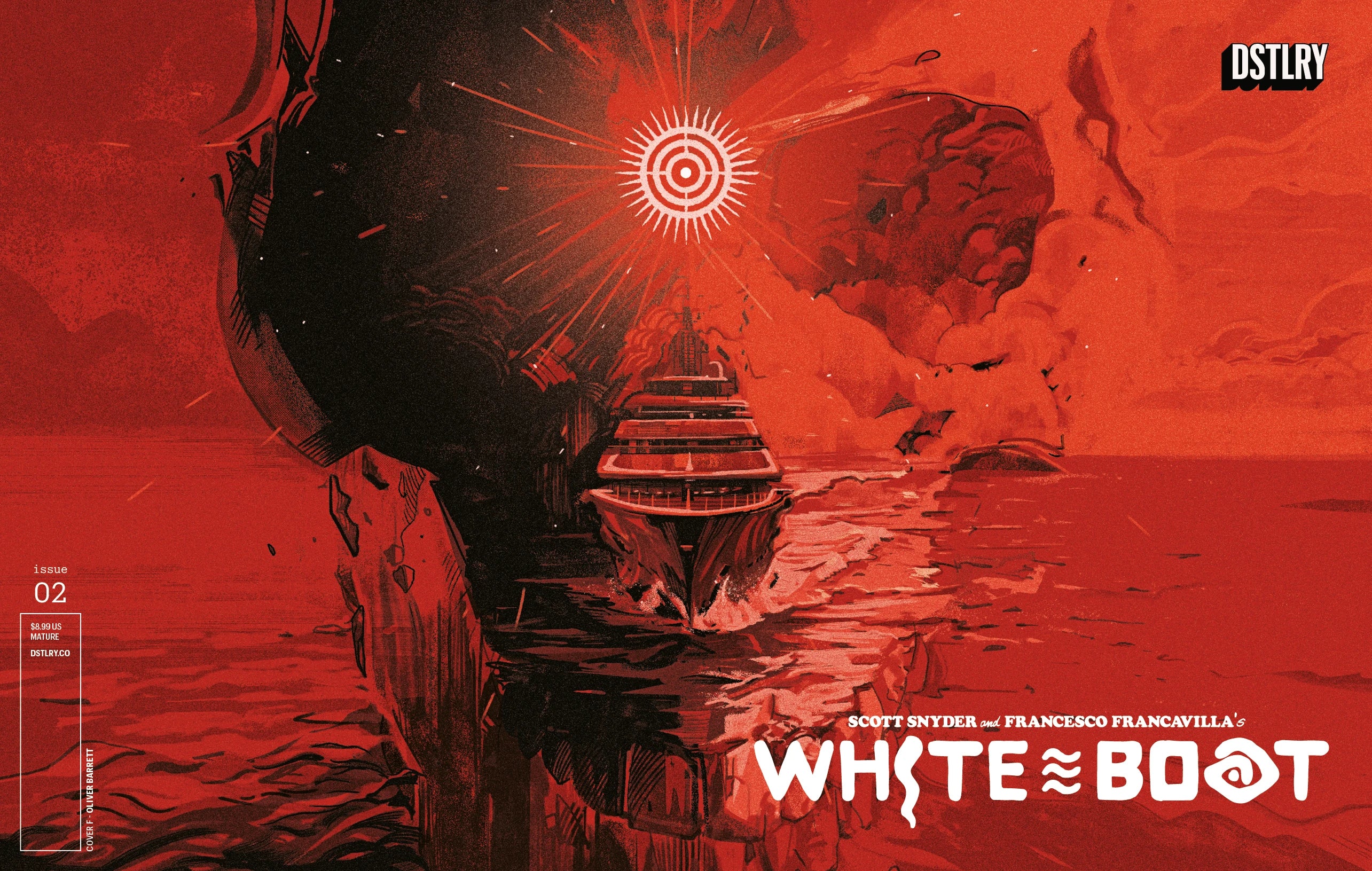 White Boat #2 (Cover F - Barrett)