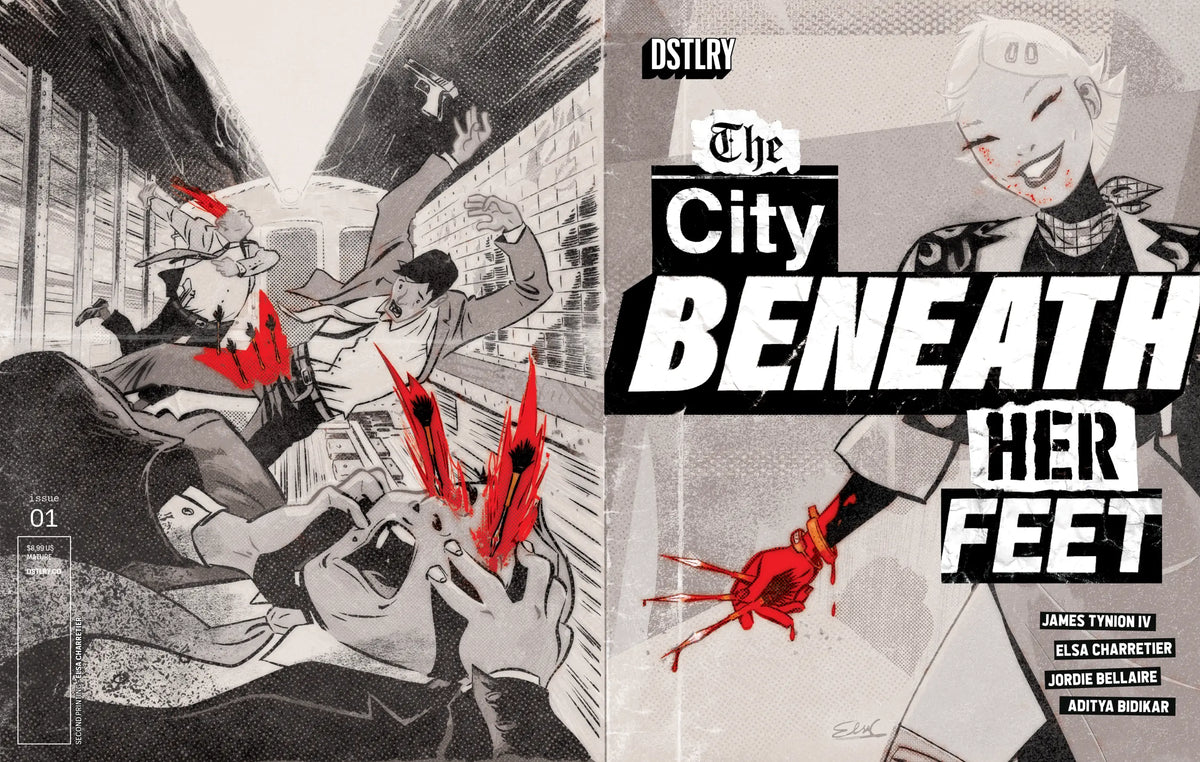 The City Beneath Her Feet  #1 Second Printing - Charretier